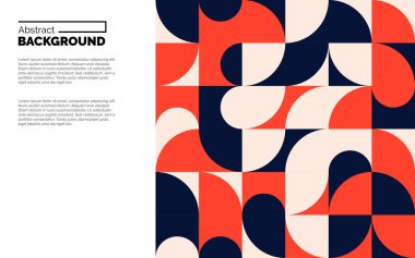 Geometrik soyut arkaplan vektörü illüstrasyonu