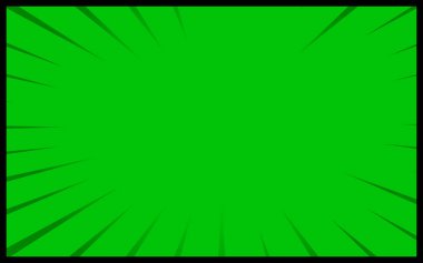 Yeşil çizgi roman arka plan Retro vektörü