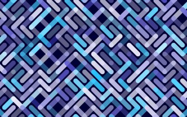 Çizgiler Vektör desensiz Banner. Geometrik çizgili süs. Tek renkli doğrusal arkaplan