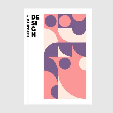 Geometrik iş broşürü Vektör illüstrasyonu