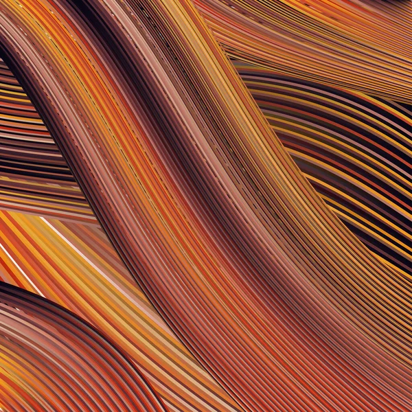 Modern Färgglada Flöde Affisch Wave Flytande Form Svart Färg Bakgrund — Stock vektor