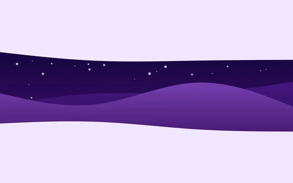 Creative Waves Night Purple Bakgrund Dynamiska Former Sammansättning — Stock vektor