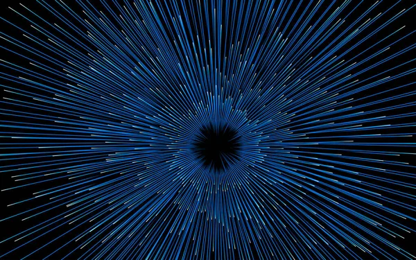 Анотація Круглого Геометричного Фону Зоряна Брама Динамічного Центрального Руху Лінії — стоковий вектор