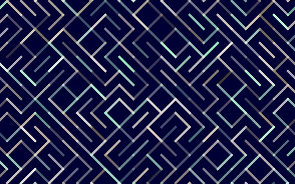 Bannière Motif Sans Couture Vectorielle Lignes Ornement Géométrique Rayé Fond — Image vectorielle