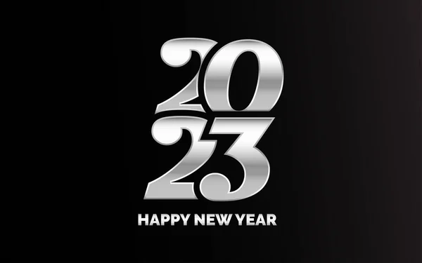 2052 Design Bonne Année Nouvelle Année 2023 Conception Logo Pour — Image vectorielle