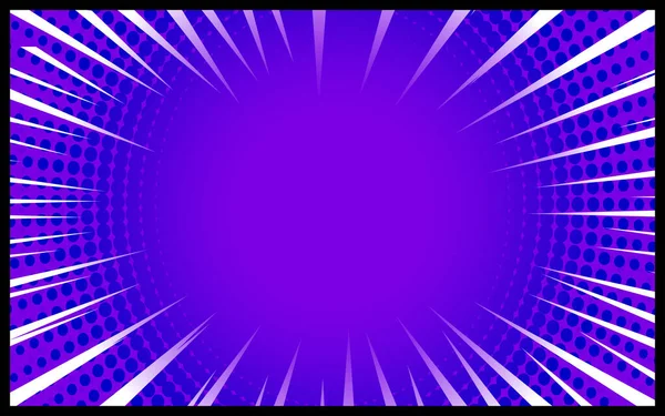 Фіолетовий Комічний Фон Ретро Вектор — стоковий вектор