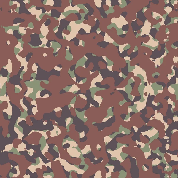 Army Camouflage Vector Seamless Pattern Texture Military Camouflage Repeats Seamless — Stock Vector