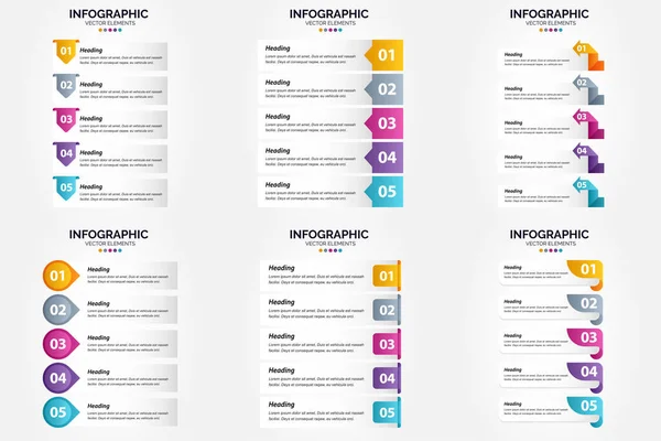 Utilisez Cet Ensemble Infographies Vectorielles Pour Publicité Dans Une Brochure — Image vectorielle