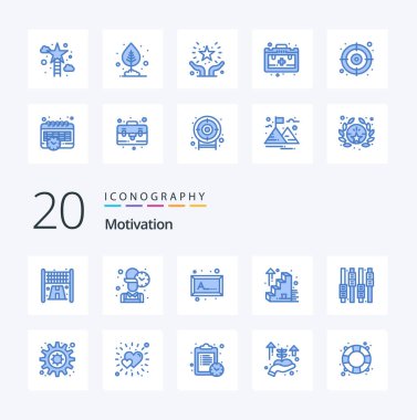 Motivasyon Mavi Renk Paketi Motivasyon eşitleyici fotoğraf düzenleme gibi