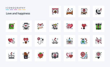 25 Aşk Satırı Dolu Biçim simgesi