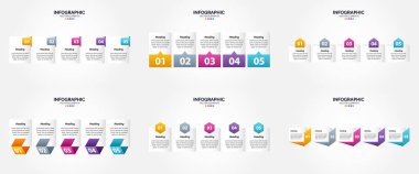 Bu düz tasarım vektör illüstrasyon seti ticari bilgi grafikleri oluşturmak için idealdir. Broşürler. El ilanları. ve dergiler.