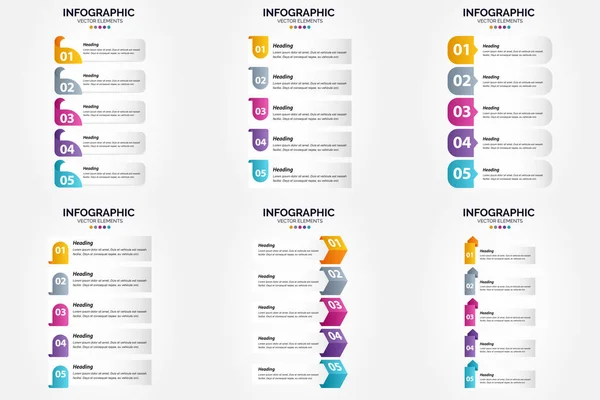 Tento Vektorový Infografický Set Skvělý Pro Reklamu Vaše Podnikání Brožurách — Stockový vektor