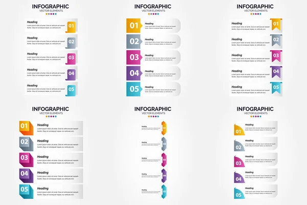 Tato Sada Vektorové Infografiky Ideální Pro Reklamu Vaše Podnikání Brožurách — Stockový vektor