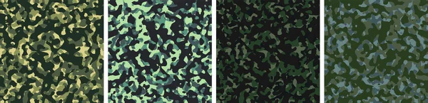 Camouflage Ensemble Fond Motif Design Vectoriel — Image vectorielle