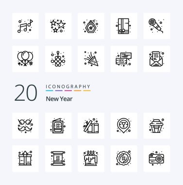 20 Yeni Yıl Hattının simgesi Votka kutusu gibi paketlendi.