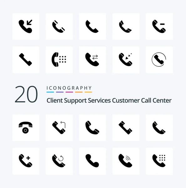 Call Solid Glyph Icon Pack Delete Hospital Telephone Ring Telephone — Stock Vector