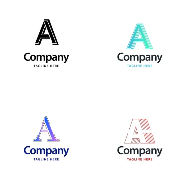 信为您的业务设计一个大的标志包装创意现代标志设计 — 图库矢量图片