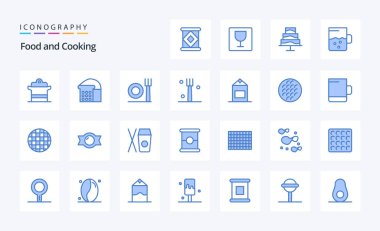 25 Gıda Mavi simgesi