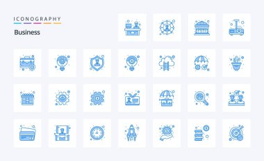 25 İş Mavi simgesi