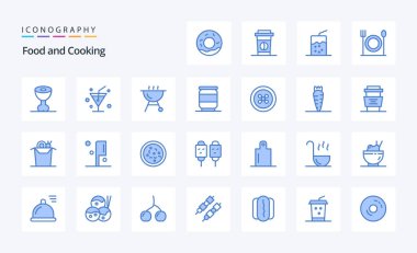 25 Gıda Mavi simgesi