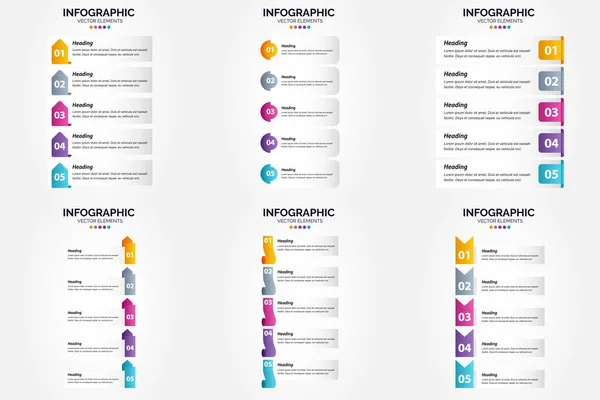 Bir Broşürde Reklamcılık Için Vektör Illüstrasyon Bilgi Grafiklerini Kullanın Broşür — Stok Vektör