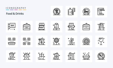 25 Yiyecek İçecekleri Hattı simgesi