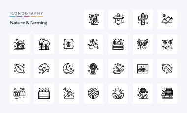 25 Nature And Farming Line simgesi