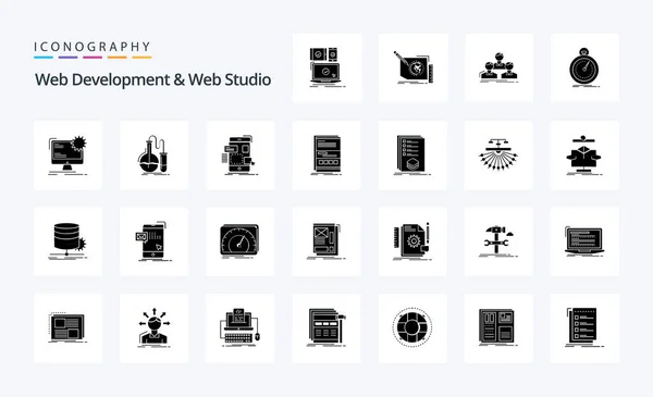 Web Development Web Studio — стоковый вектор