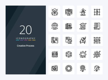 Sunum için 20 Yaratıcı Süreç Ana Hattı simgesi