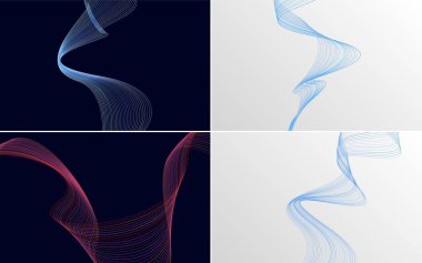 Geometrik asgari çizgi şablonu koleksiyonu