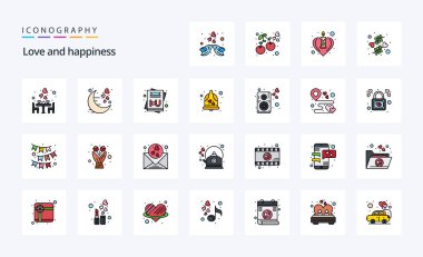 25 Aşk Satırı Dolu Biçim simgesi