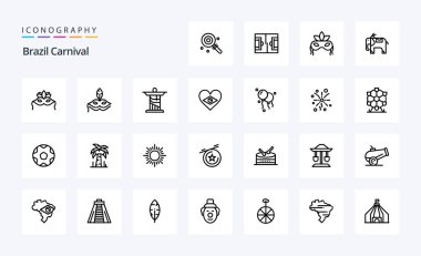 25 Brezilya Karnaval Hattı simgesi
