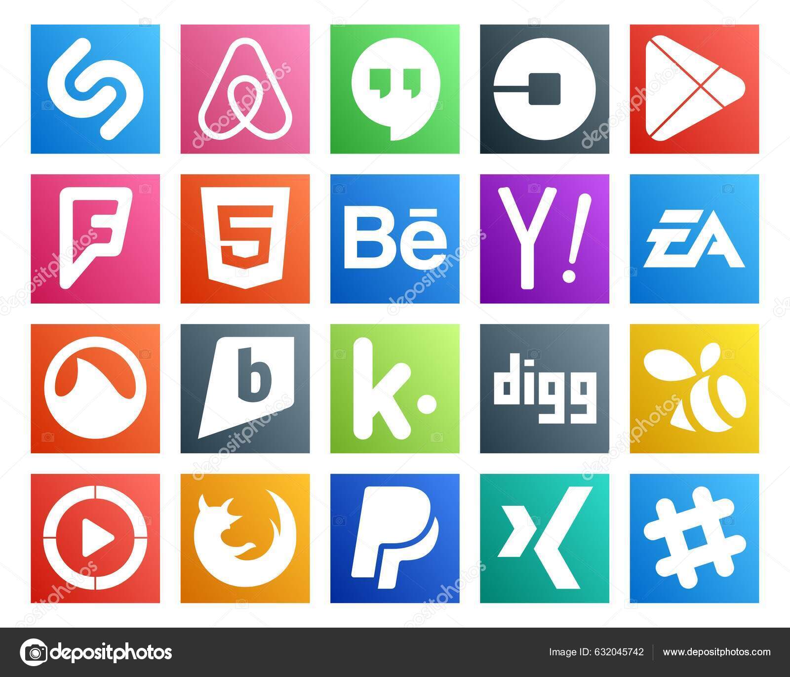 Foursquare - Free social media icons