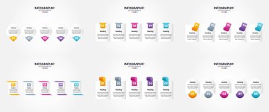 Bu kümedeki düz dizayn vektör bilgi grafikleri bir broşürde reklamcılık için idealdir. Broşür. ya da dergi.