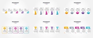 Bu vektör bilgisi seti broşürlerde işinizin reklamını yapmak için harikadır. El ilanları. ve dergiler.