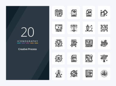 Sunum için 20 Yaratıcı Süreç Ana Hattı simgesi