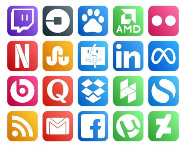 Houzz dahil 20 Sosyal Medya Simgesi Paketi. Soru. Tesadüfen buldum. quora. facebook