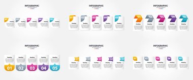 Bu kümedeki vektör illüstrasyonları reklam için bilgi grafikleri oluşturmak için idealdir. Broşürler. El ilanları. ve dergiler.