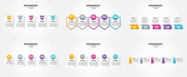 Reklam için bu vektör illüstrasyonlarını bilgi grafiklerinizde kullanın. Broşürler. El ilanları. ve dergiler.