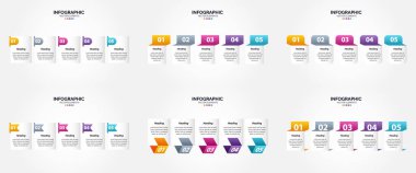 Reklam için bu vektör illüstrasyonlarını bilgi grafiklerinizde kullanın. Broşürler. El ilanları. ve dergiler.