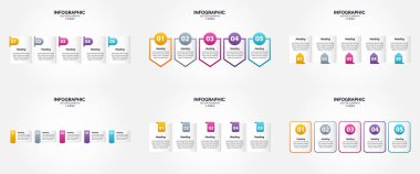 Bu vektör bilgi kümesi bir broşürde reklamcılık için mükemmeldir. Broşür. ya da dergi.