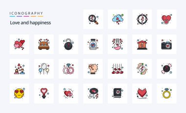 25 Aşk Satırı Dolu Biçim simgesi