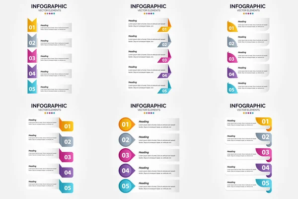 Deze Vector Illustratie Infographics Set Perfect Voor Reclame Een Brochure — Stockvector