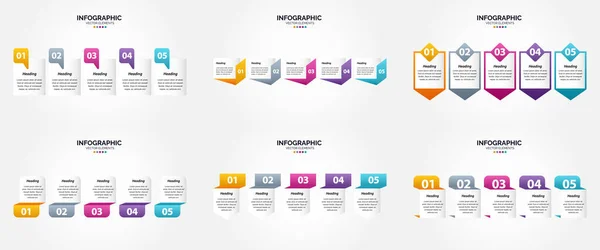 Vektor Illustration Infografik Platt Design Set För Reklam Broschyr Flygblad — Stock vektor