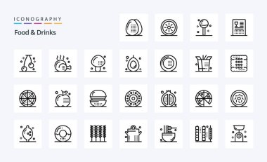 25 Yiyecek İçecekleri Hattı simgesi