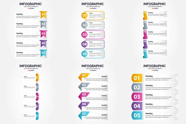 Deze Vector Infographics Set Perfect Voor Het Adverteren Van Bedrijf — Stockvector