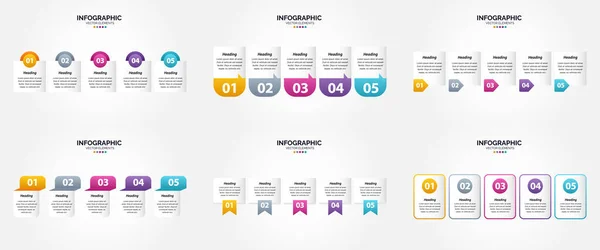 Ten Wektorowy Zestaw Infografik Idealnie Nadaje Się Reklamy Twojej Firmy — Wektor stockowy