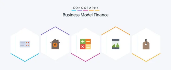 Finance Flat Icon Pack Including Analytics Product — Vetor de Stock