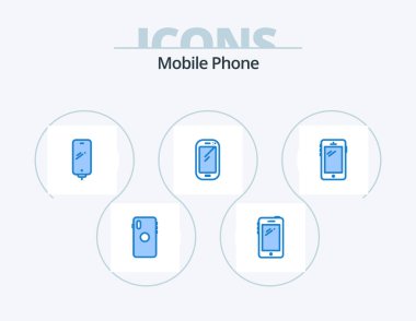 Mobile Phone Blue Icon Pack 5 Icon Design. . . charging. samsung. mobile