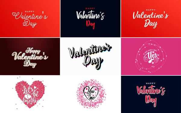 Love You Hand Drawn Lettering Heart Design Suitable Use Valentine — Διανυσματικό Αρχείο